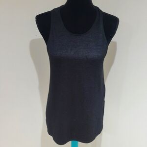 Wilfred Free Women's Marled Longline Tank Top Small Black Basics Layering Casual